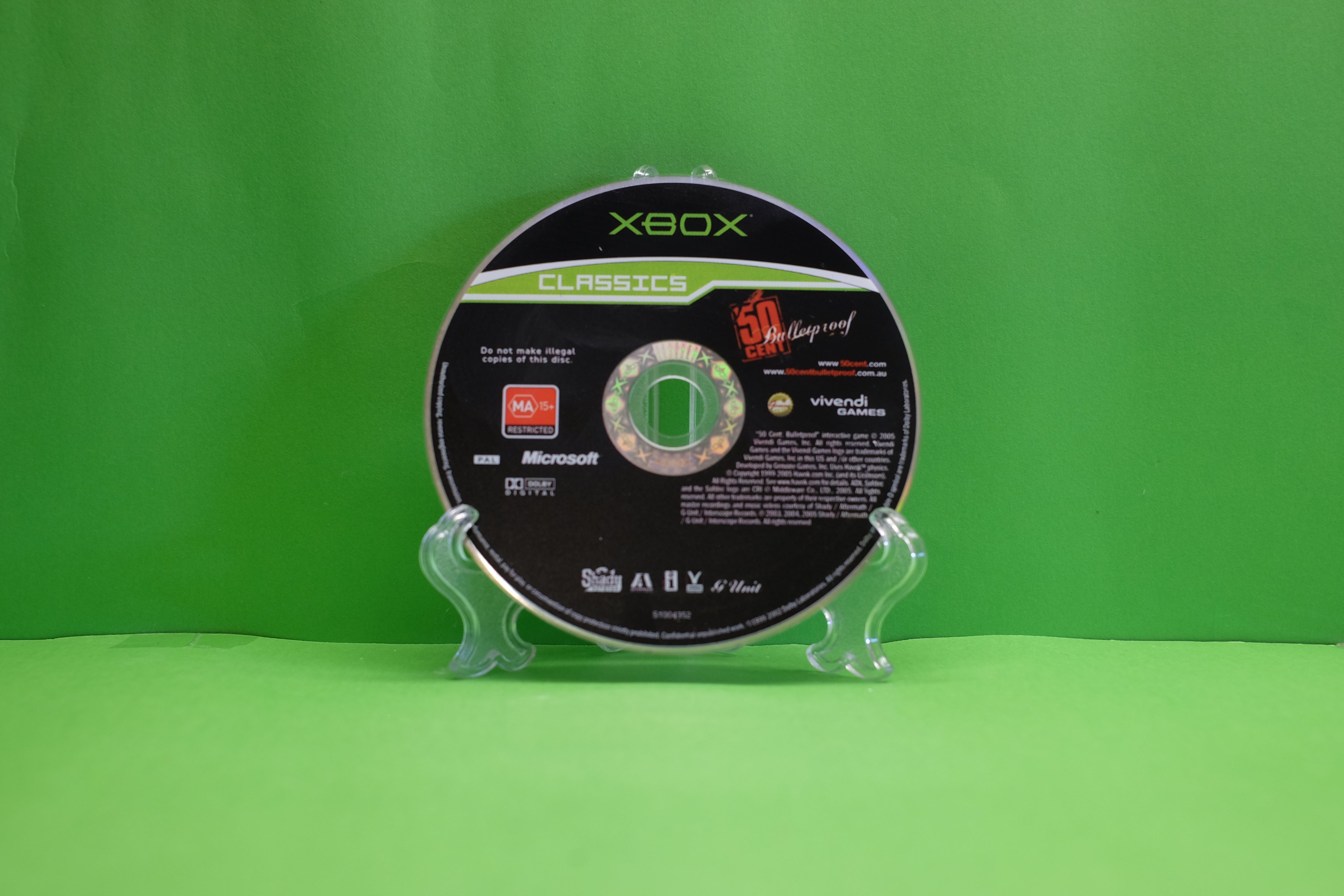 50 Cent Bulletproof (Classics) *Disc Only* - Xbox Original – Nostalgia Kings