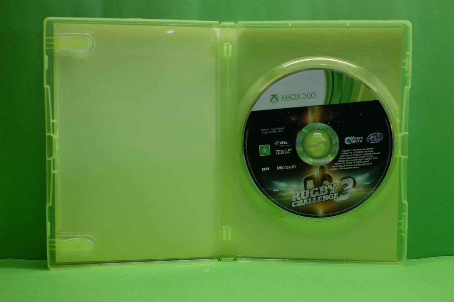 Rugby Challenge 3 (Wallabies Edition) *No Manual* - Xbox 360