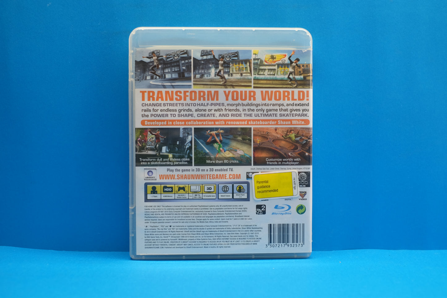 Shaun White Skateboarding *No Manual* - Playstation 3