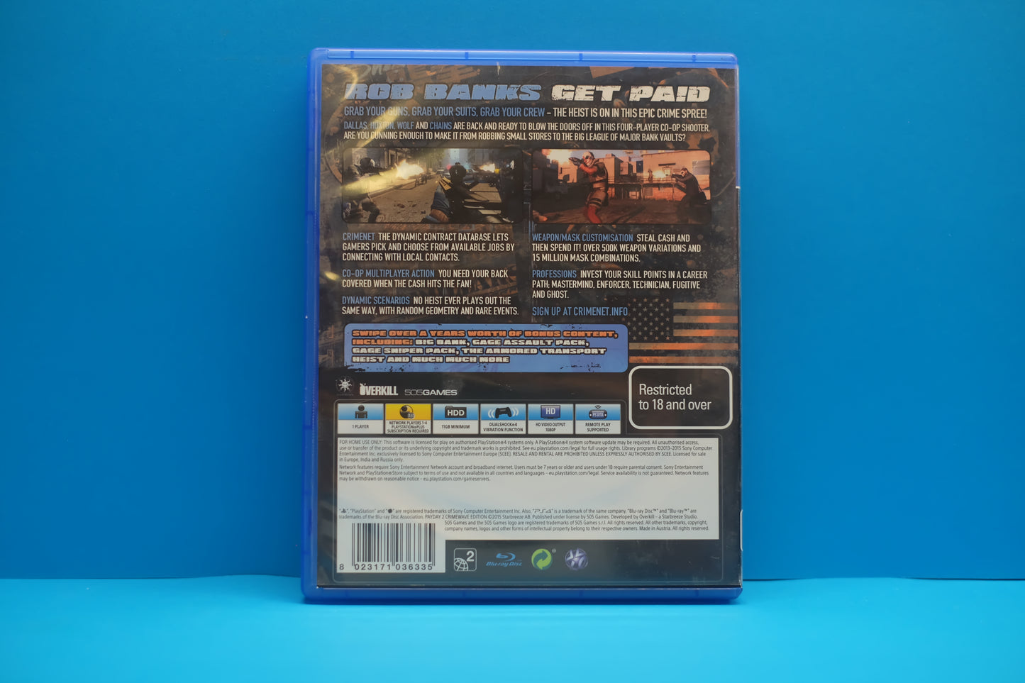Pay Day 2 Crime Wave Edition - Playstation 4