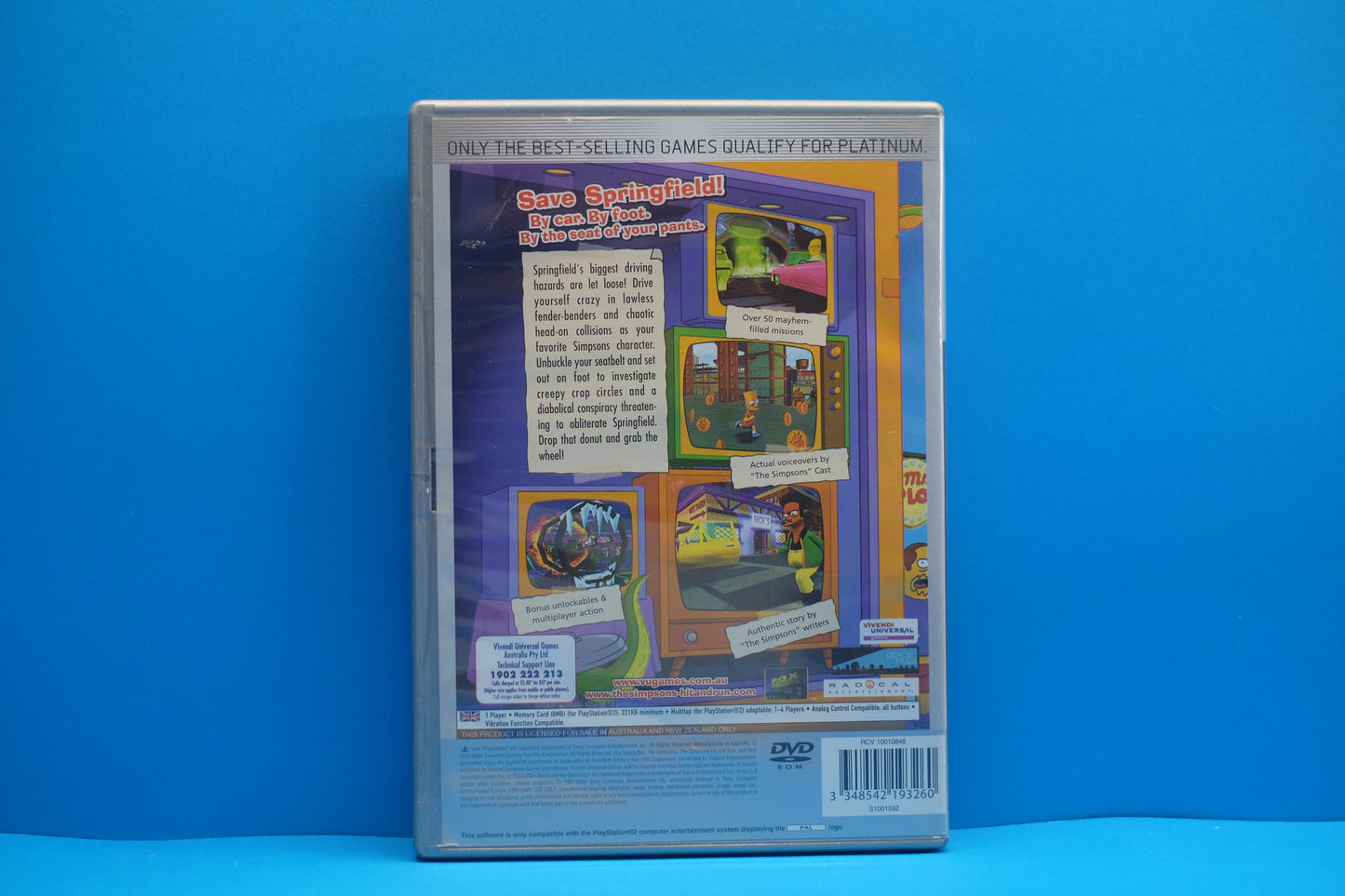 The Simpsons Hit And Run (Platinum) - Playstation 2