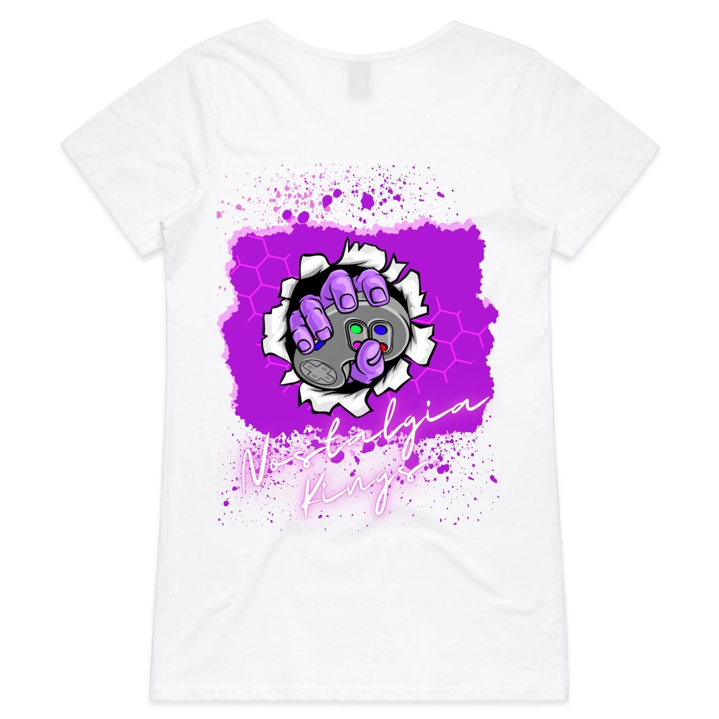 AS Colour Bevel - Womens V-Neck T-Shirt