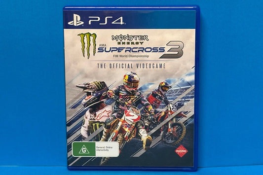 Monster Energy Supercross 3 The Official Video Game - Playstation 4 - Pre-Owned