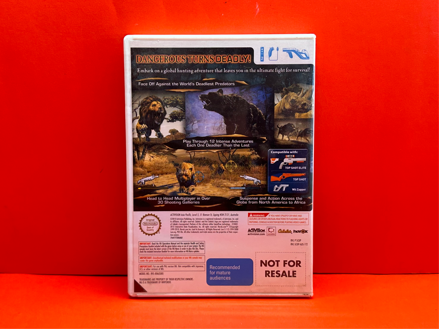 Cabela’s Dangerous Hunts 2011 - Nintendo Wii - Pre-Owned