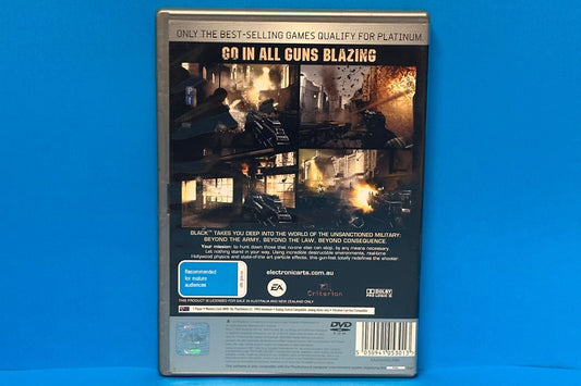 Black - Playstation 2 - Pre-Owned