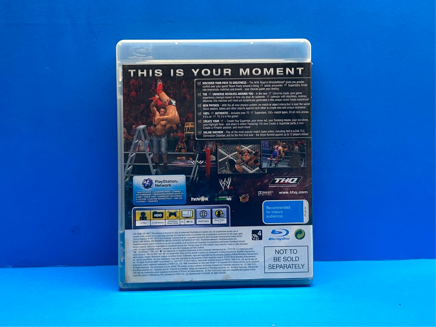 Smackdown VS Raw 2011 *No Manual* - PlayStation 2 - Pre-Owned