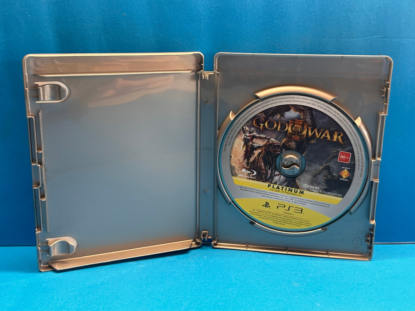 God Of War III (3)(Platinum) *No Manual* - Playstation 3 - Pre-Owned