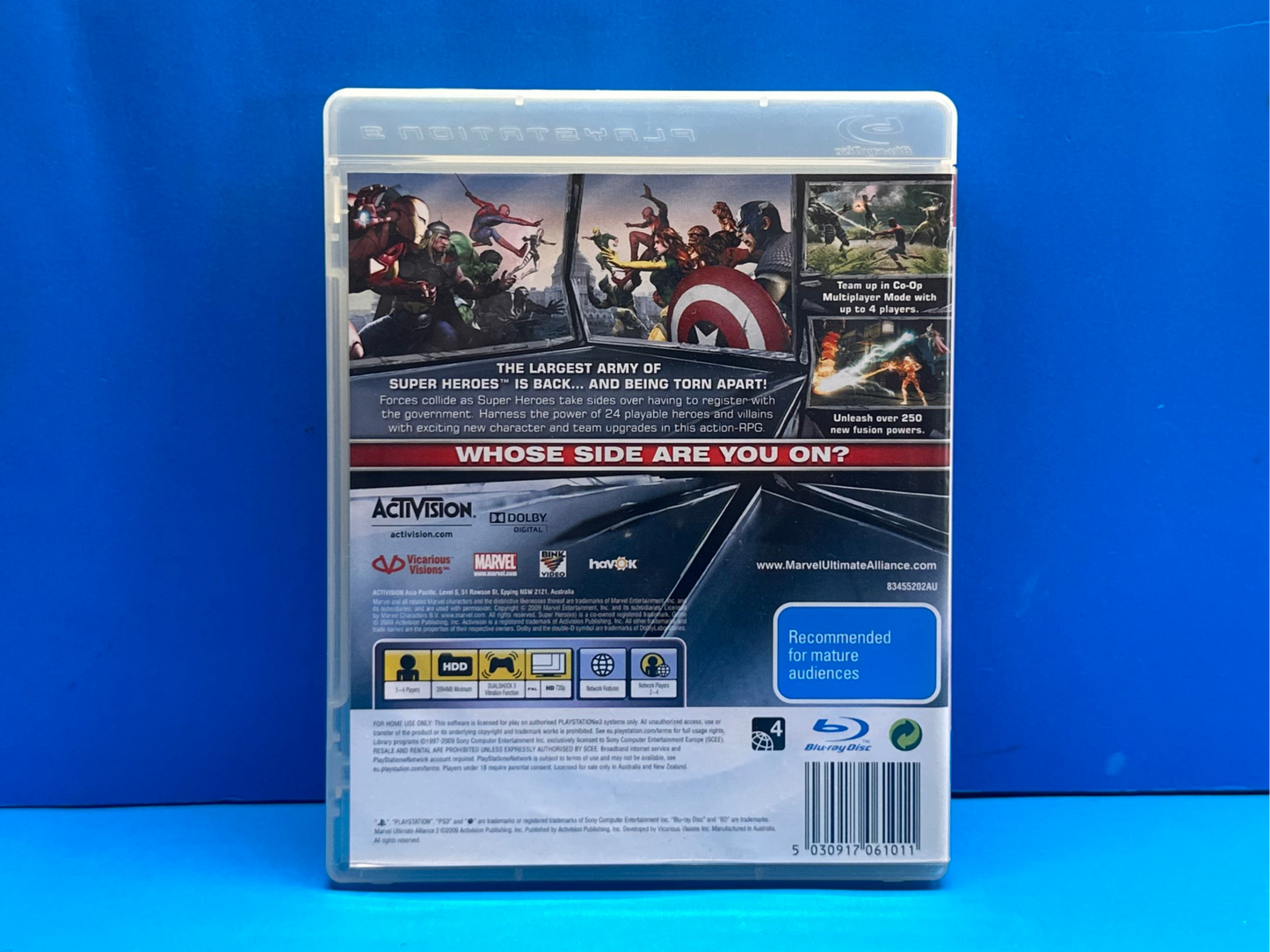 Marvel Ultimate Alliance 2 *No Manual* - Playstation 3 - Pre-Owned