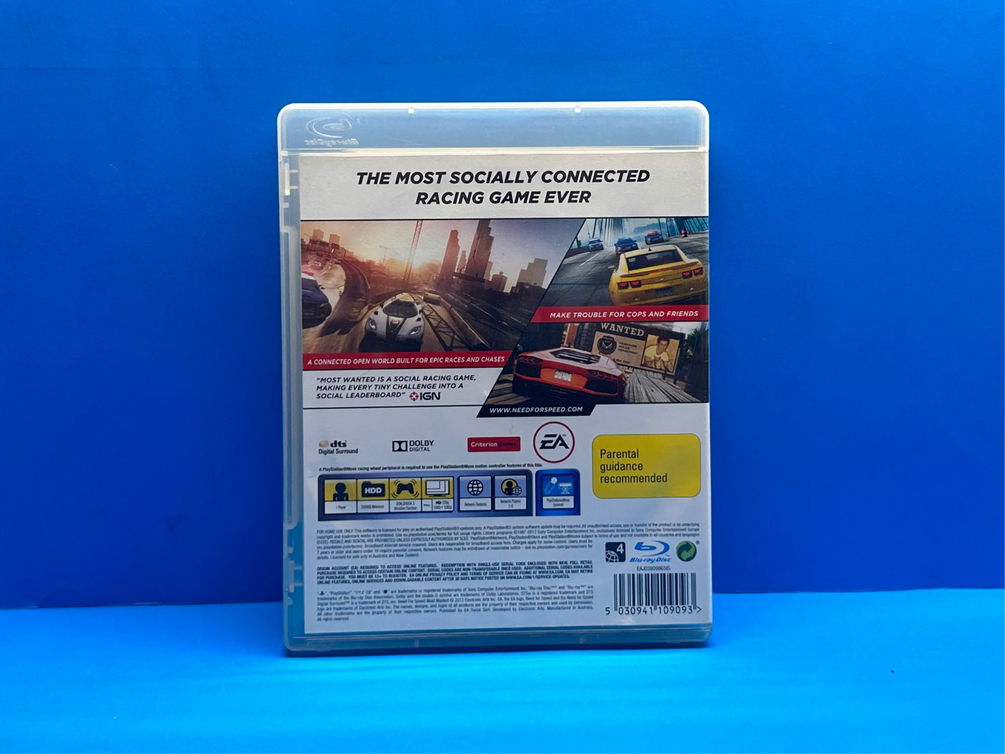 Need For Speed Most Wanted - PlayStation 3 - Pre-Owned