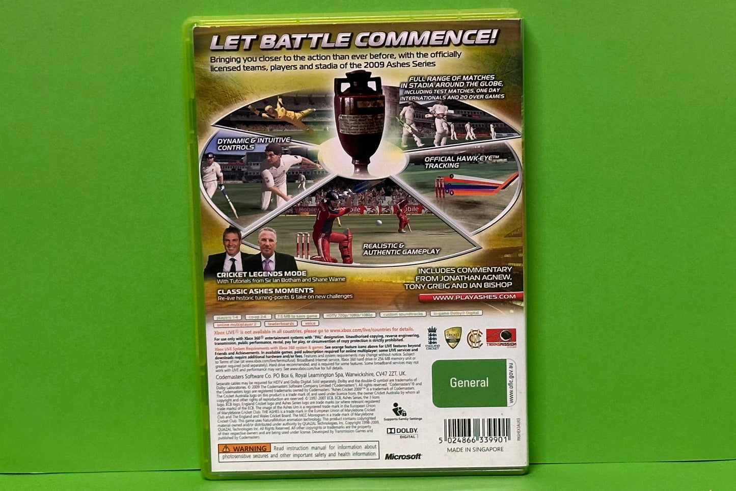 Ashes Cricket 2009 - Xbox 360 - Pre-Owned