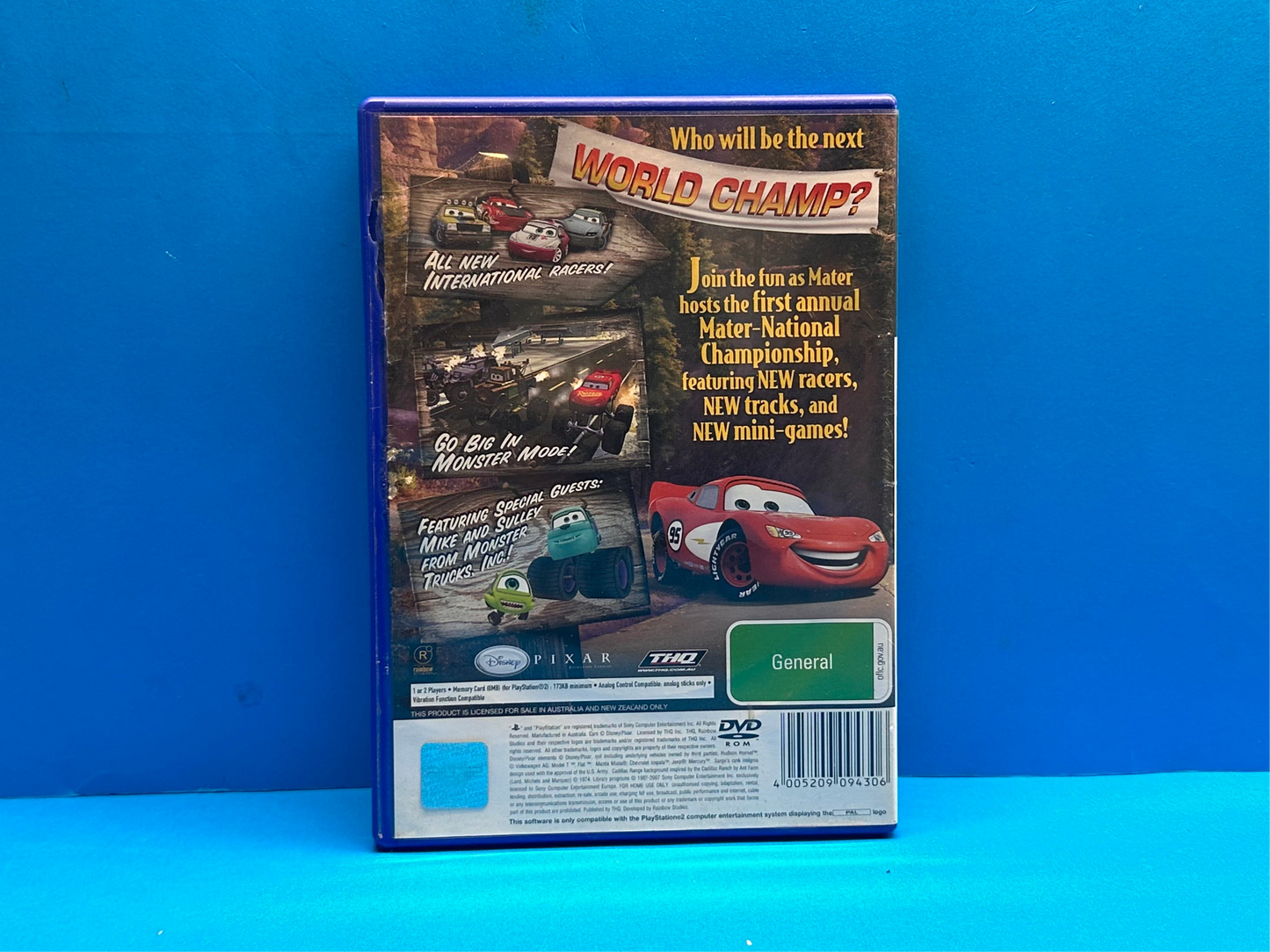 Cars Mater National Championship *No Manual* - Playstation 2 - Pre-Owned