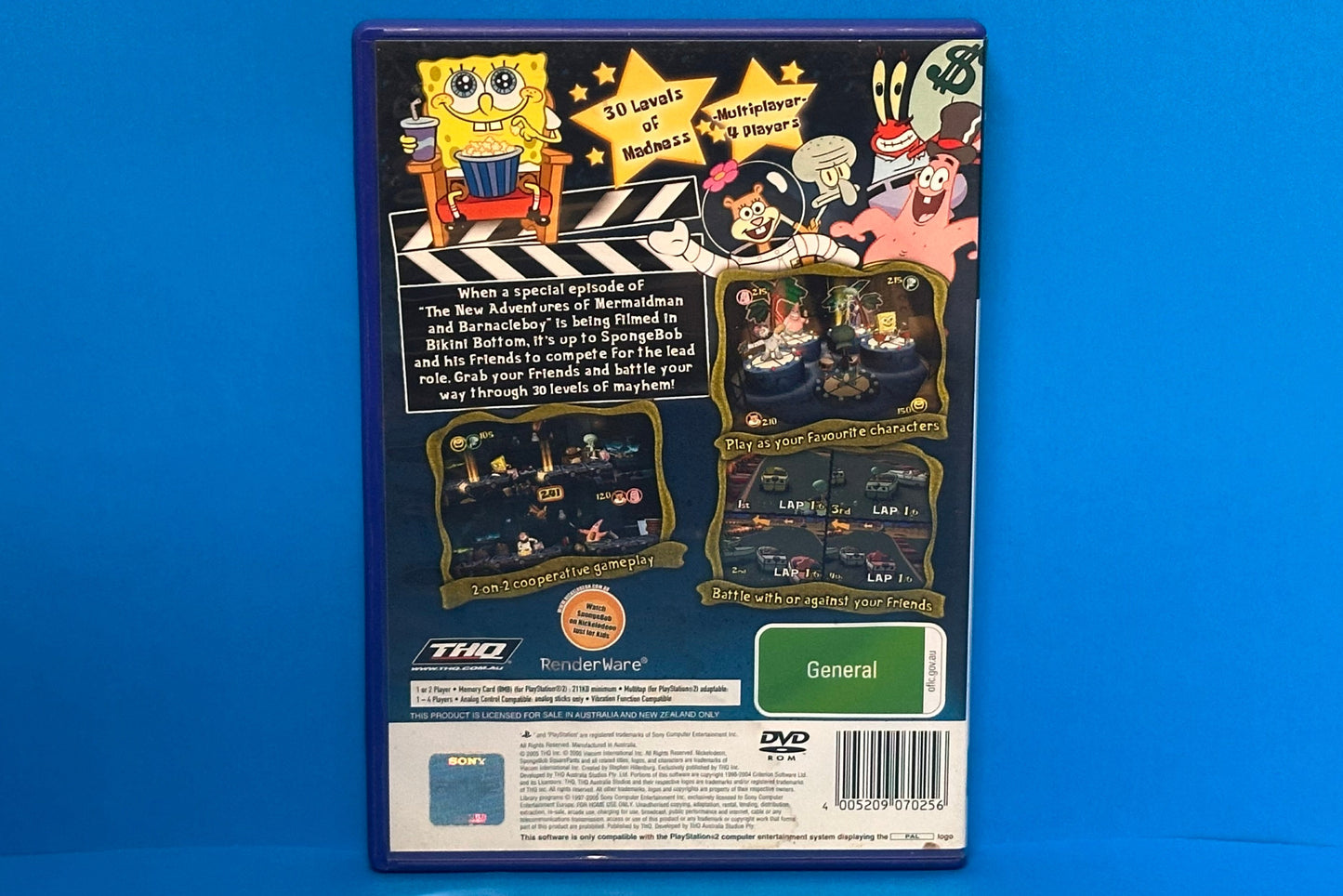 Spongebob Squarepants Lights,Camera,Pants! - Playstation 2 - Pre-Owned