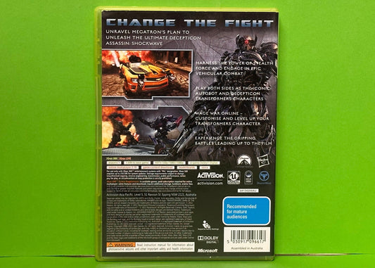Transformers Dark Of The Moon  Xbox 360 - Pre-Owned