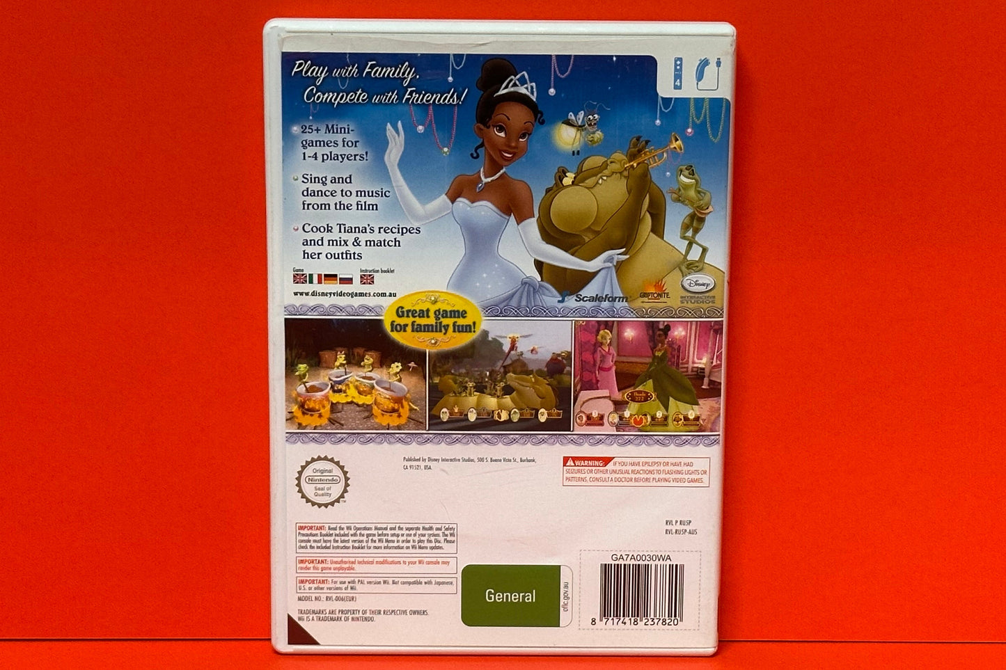 The Princess And The Frog - Nintendo Wii - Pre-Owned