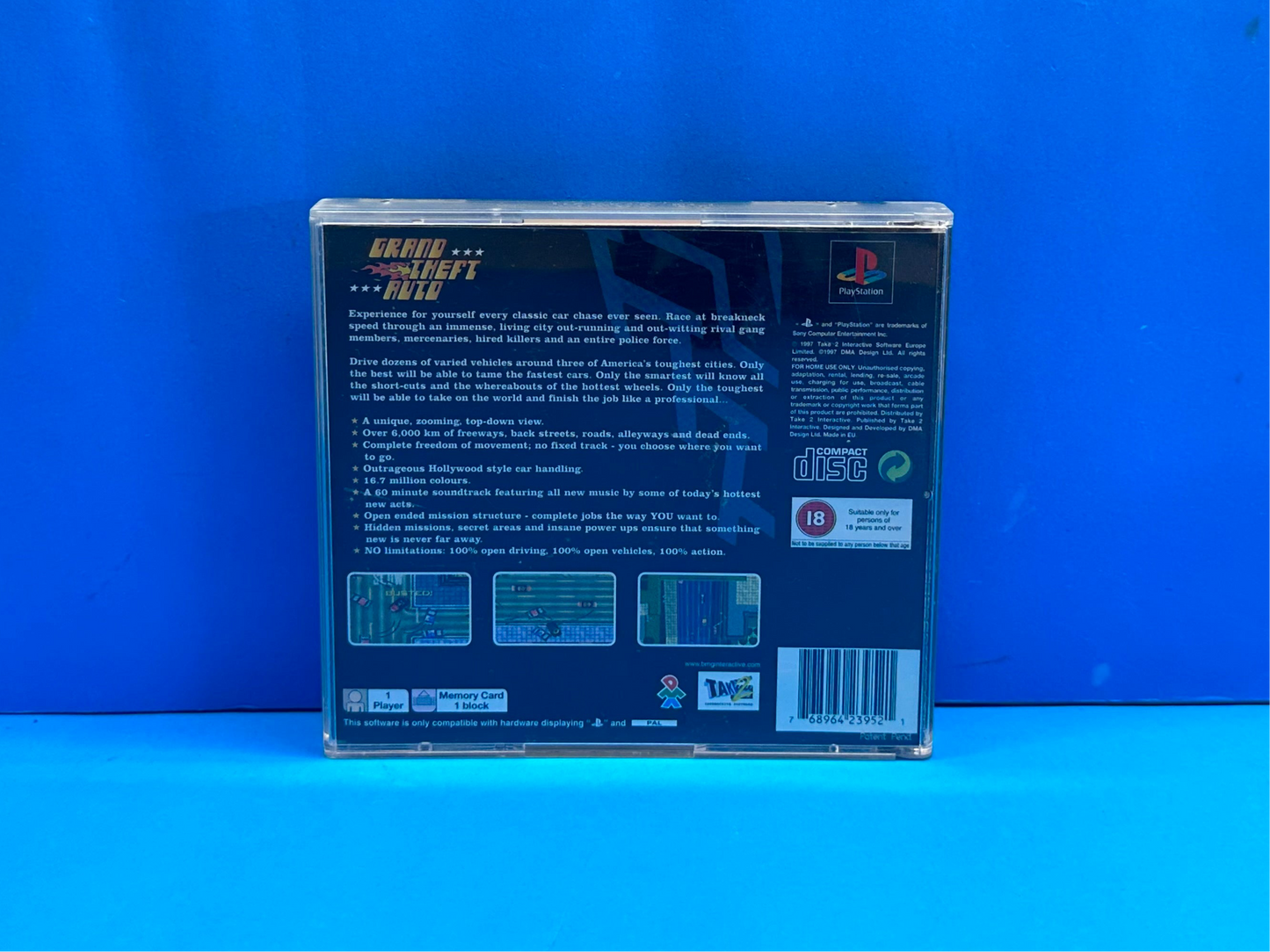 Grand Theft Auto *No Manual* - Playstation 1 - Pre-Owned