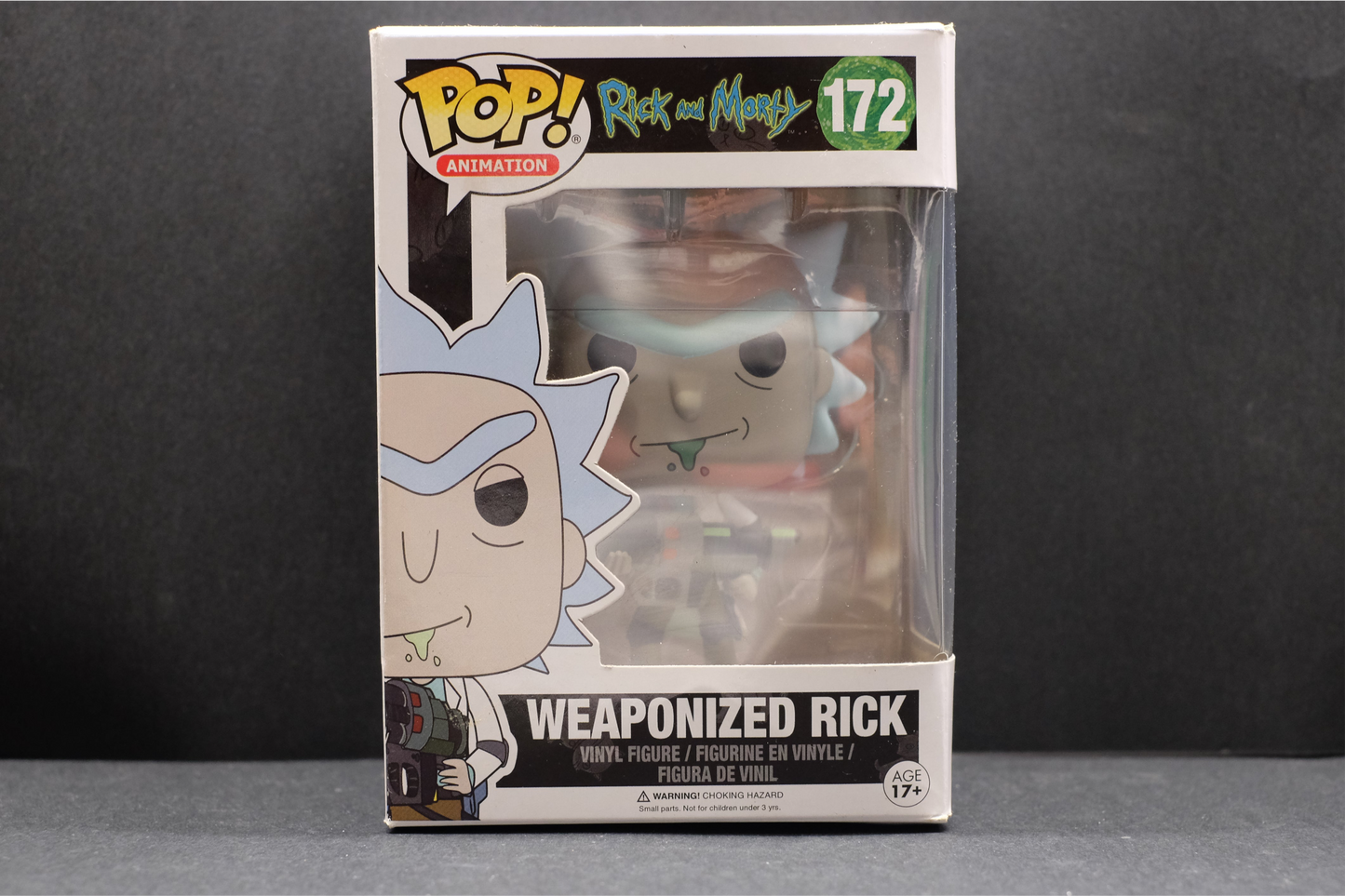 Rick And Morty Weaponized Rick (172) Funko Pop Figure - Collectables - Pre-Owned