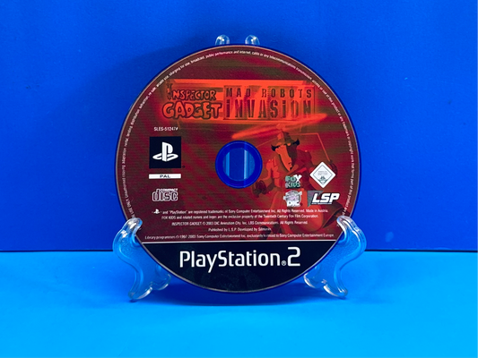 Inspector Gadget Mad Robots Invasion *Disc Only* - Playstation 2 - Pre-Owned