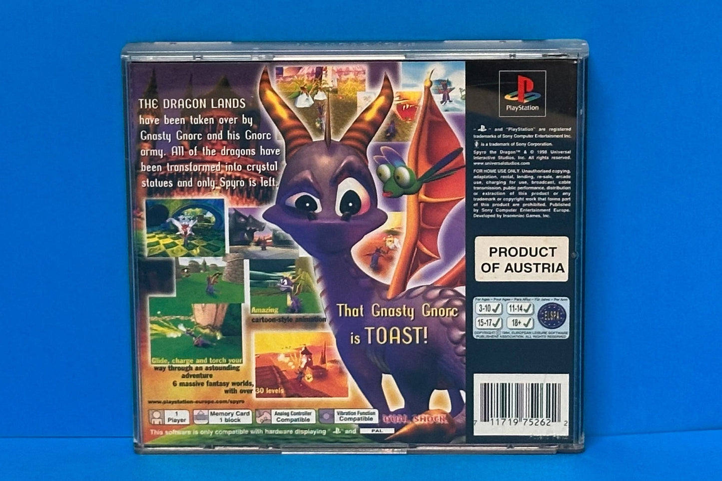 Spyro The Dragon - Playstation 1 - Pre-Owned