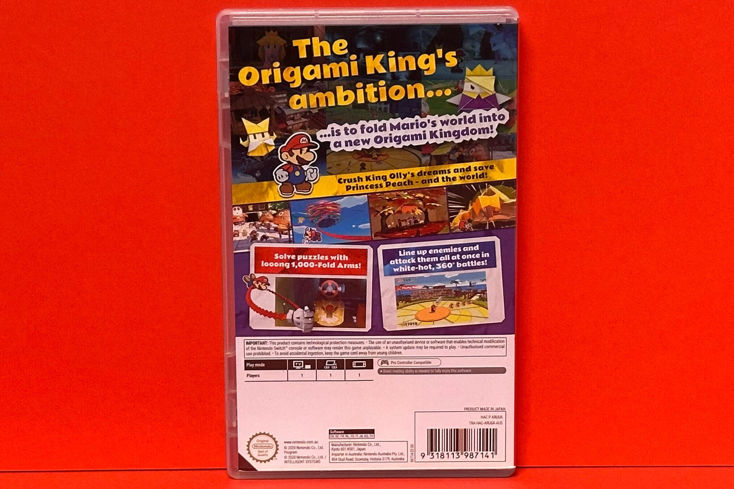 Paper Mario The Origami King - Nintendo Switch - Pre-Owned