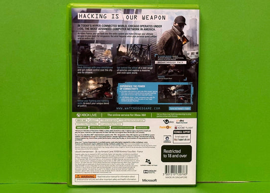Watch Dogs - Xbox 360 - Pre-Owned