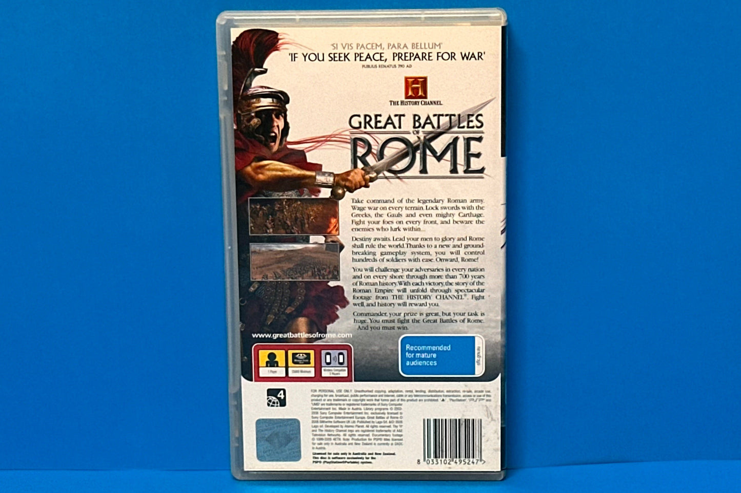 Great Battles Of Rome - Playstation Portable - Pre-Owned