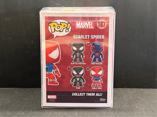 Marvel Scarlet Spider (187) Funko Pop Figure - Collectables - Pre-Owned