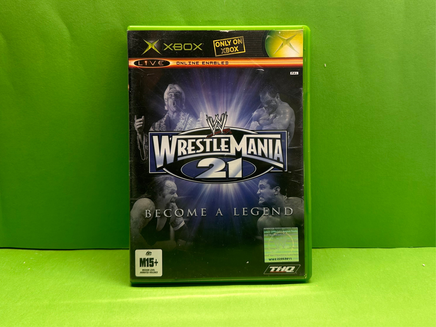 WrestleMania 21 *No Manual* - Xbox Original - Pre-Owned