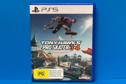 Tony Hawk's Pro Skater 3+4 - Playstation 5 - Pre-Owned