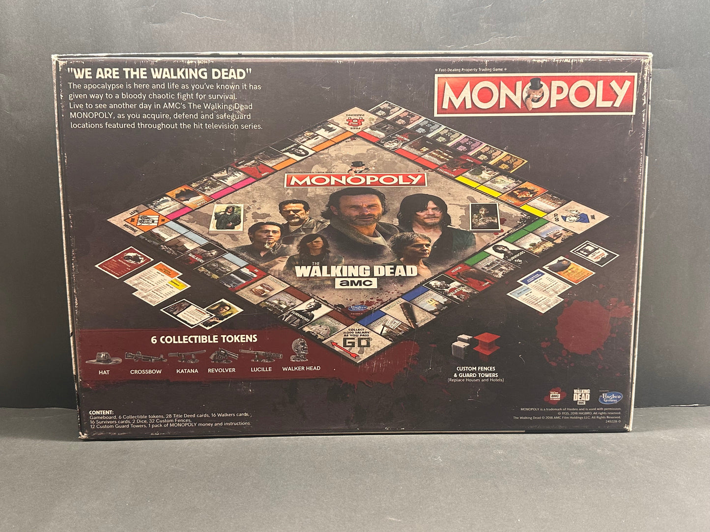 AMC The Walking Dead Monopoly - Collectables - Pre-Owned