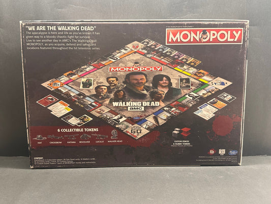 AMC The Walking Dead Monopoly - Collectables - Pre-Owned