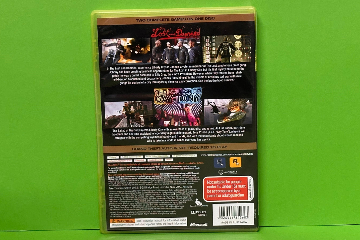 Grand Theft Auto Episodes From Liberty City - Xbox 360 - Pre-Owned