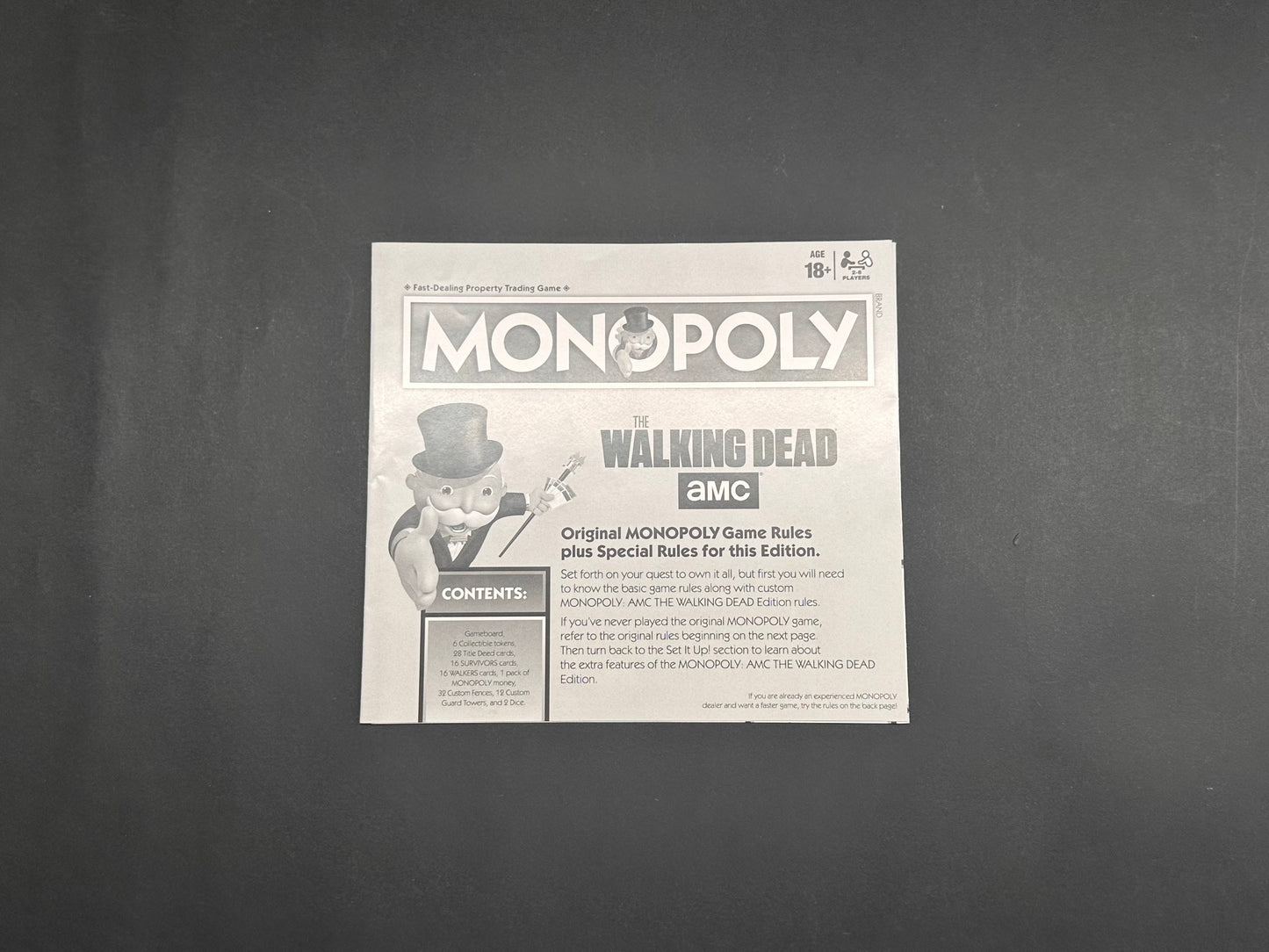 AMC The Walking Dead Monopoly - Collectables