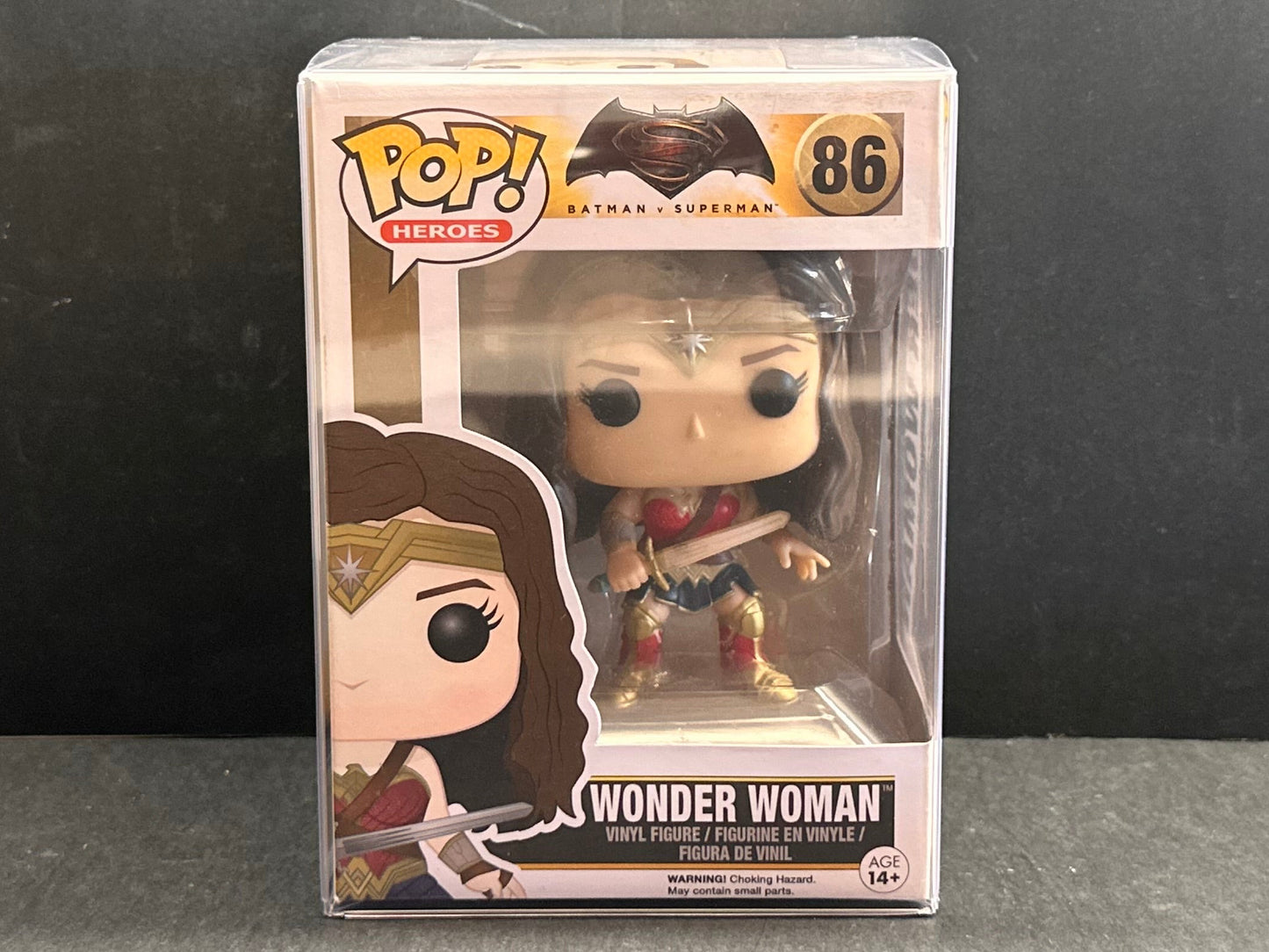 Batman V Superman Wonder Woman (86) Funko Pop Figure - Collectables - Pre-Owned