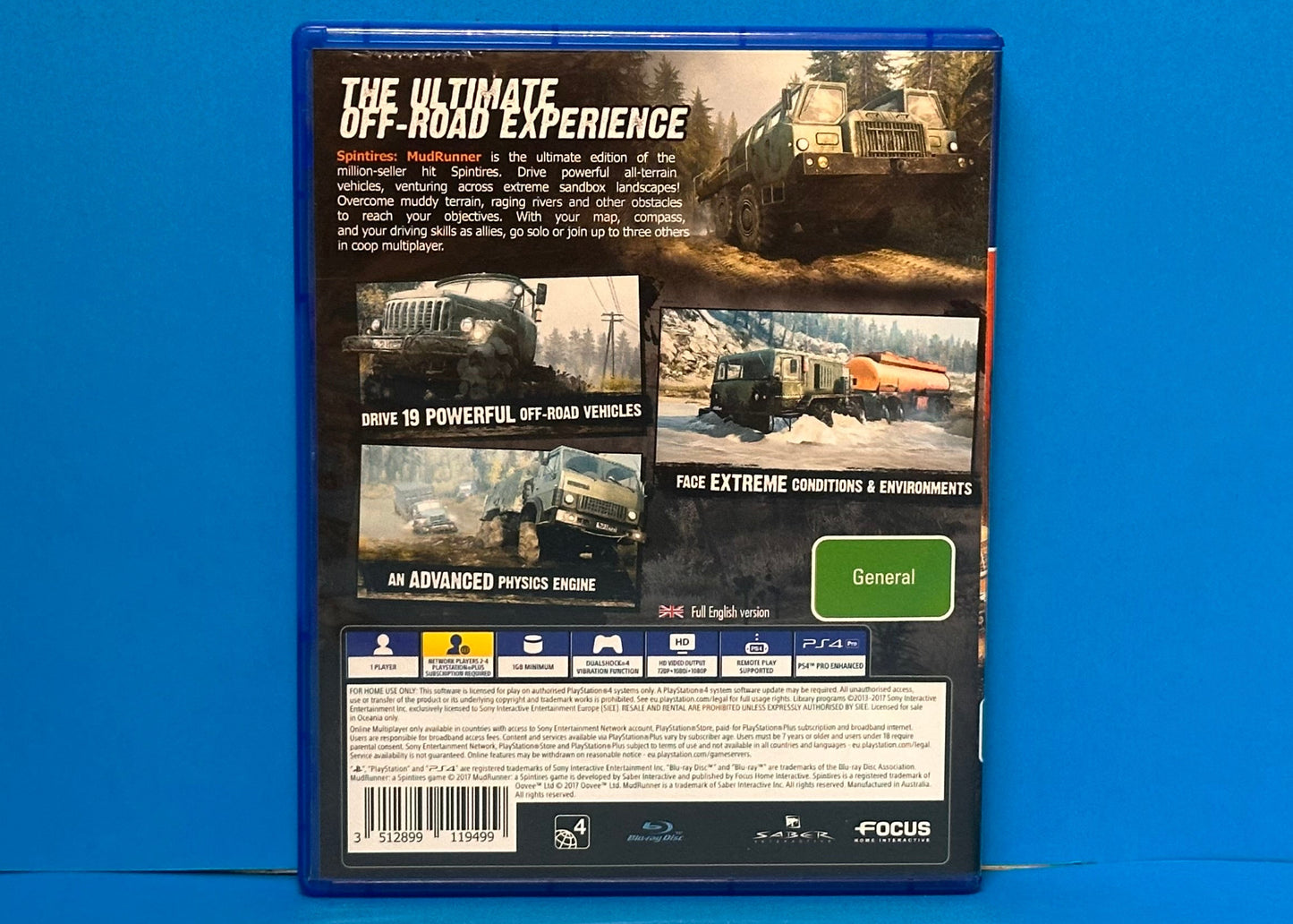 Mud Runner A Spintires Game - Playstation 4 - Pre-Owned