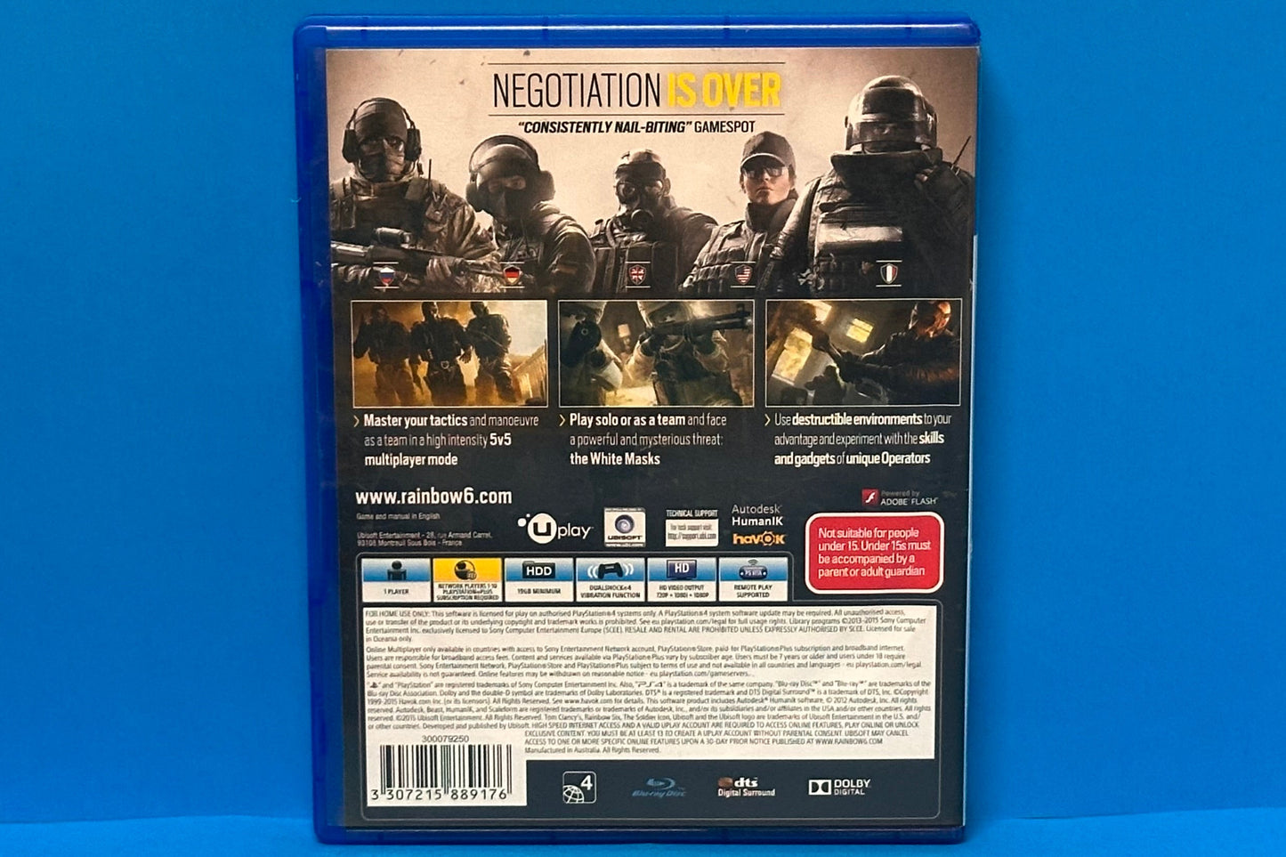 Tom Clancy’s Rainbow Six Siege - Playstation 4 - Pre-Owned