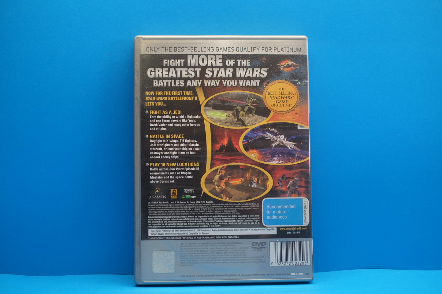 Star Wars Battlefront 2 (Platinum) - Playstation 2 - Pre-Owned