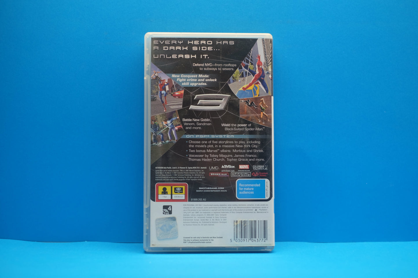 Spider-Man 3 - Playstation Portable - Pre-Owned