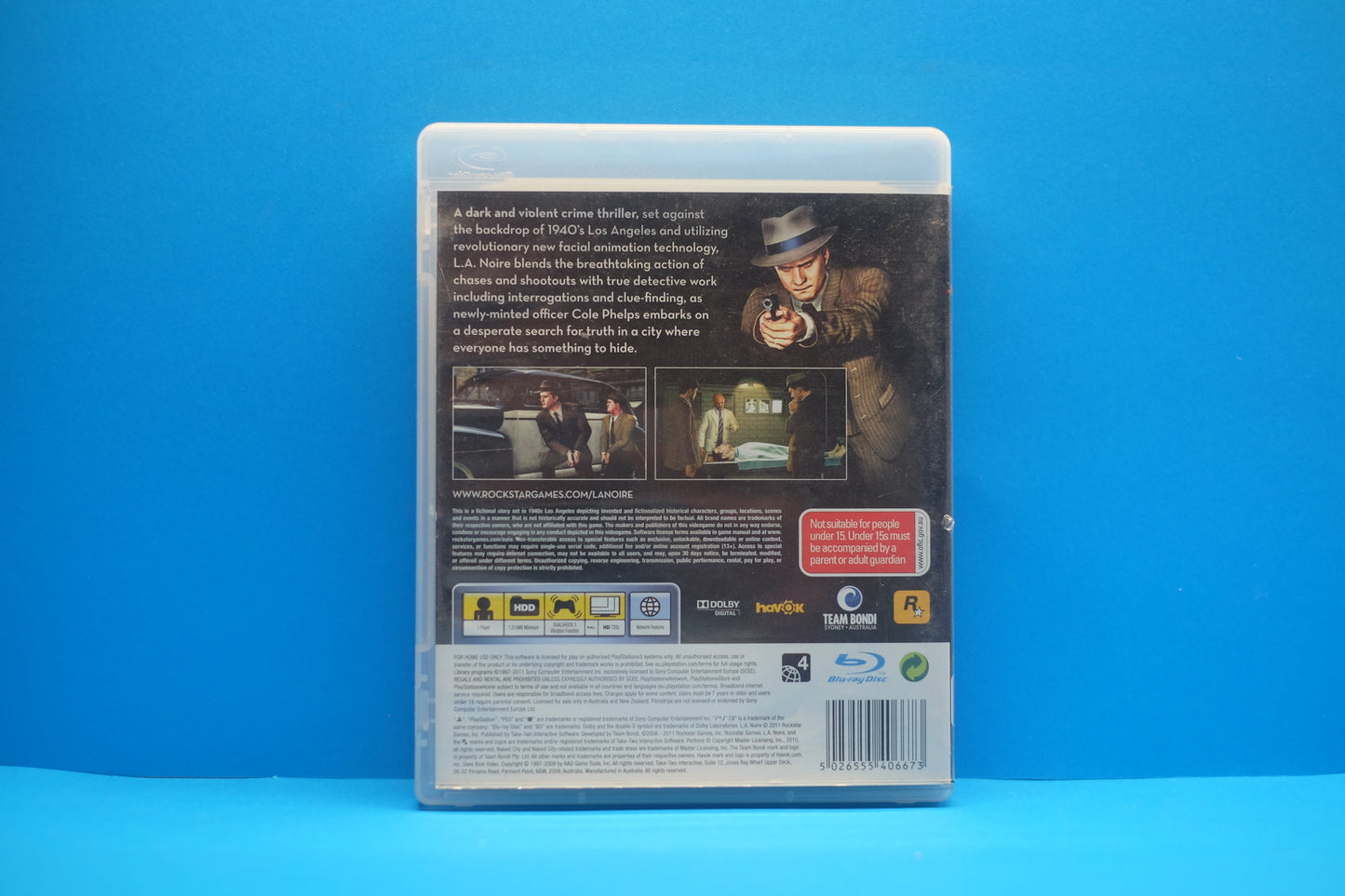 LA Noire - Playstation 3 - Pre-Owned