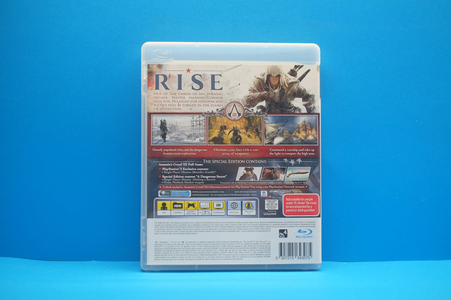 Assassin's Creed III (3) - Playstation 3 - Pre-Owned