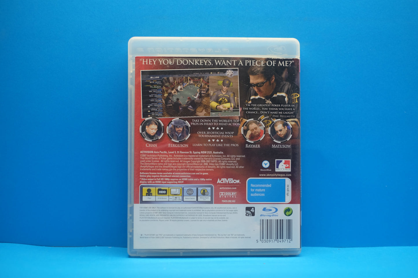 World Series Of Poker 2008 Battle For Bracelets - Playstation 3 - Pre-Owned