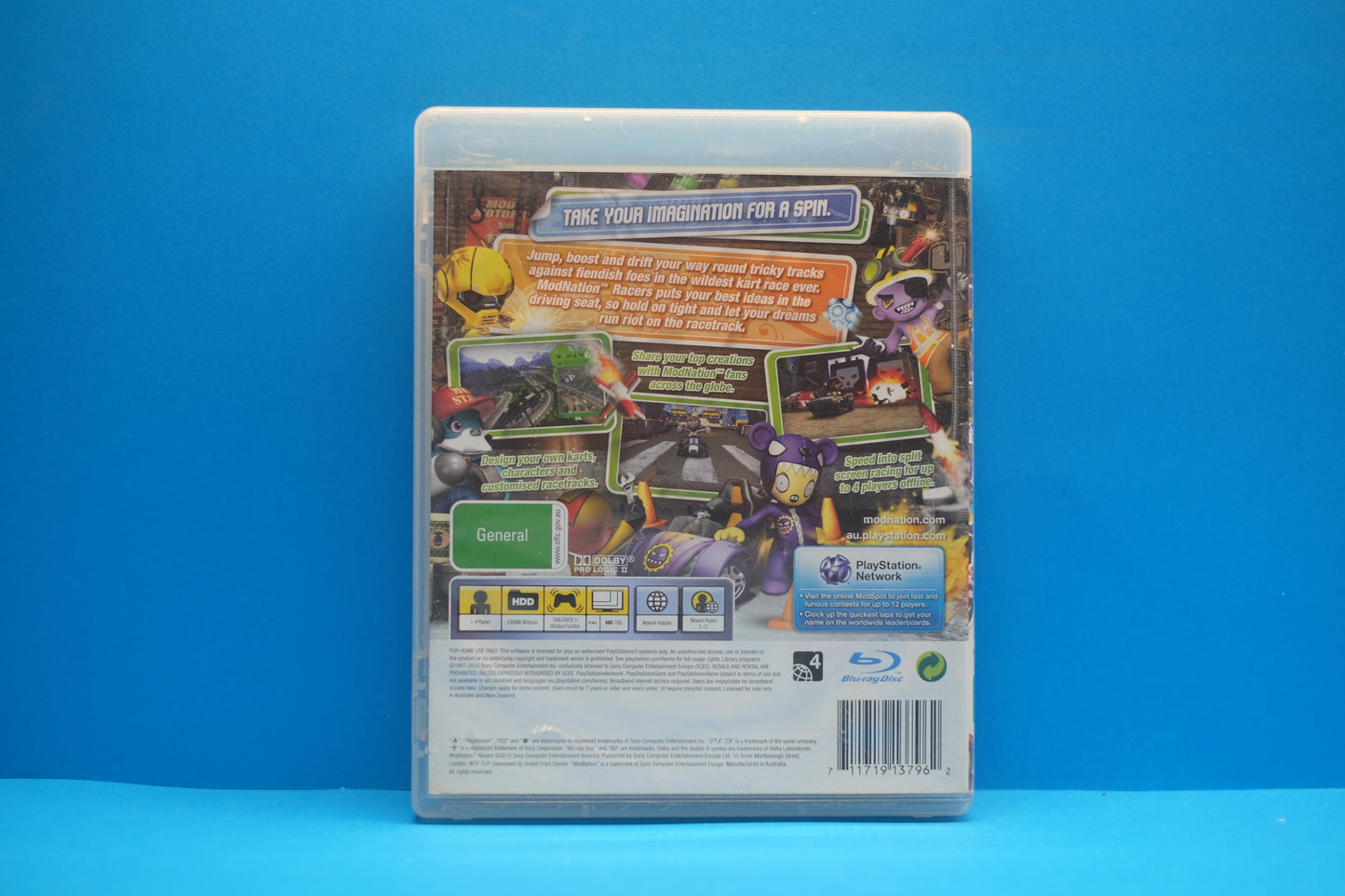 Mod Nation Racers *No Manual* - Playstation 3 - Pre-Owned