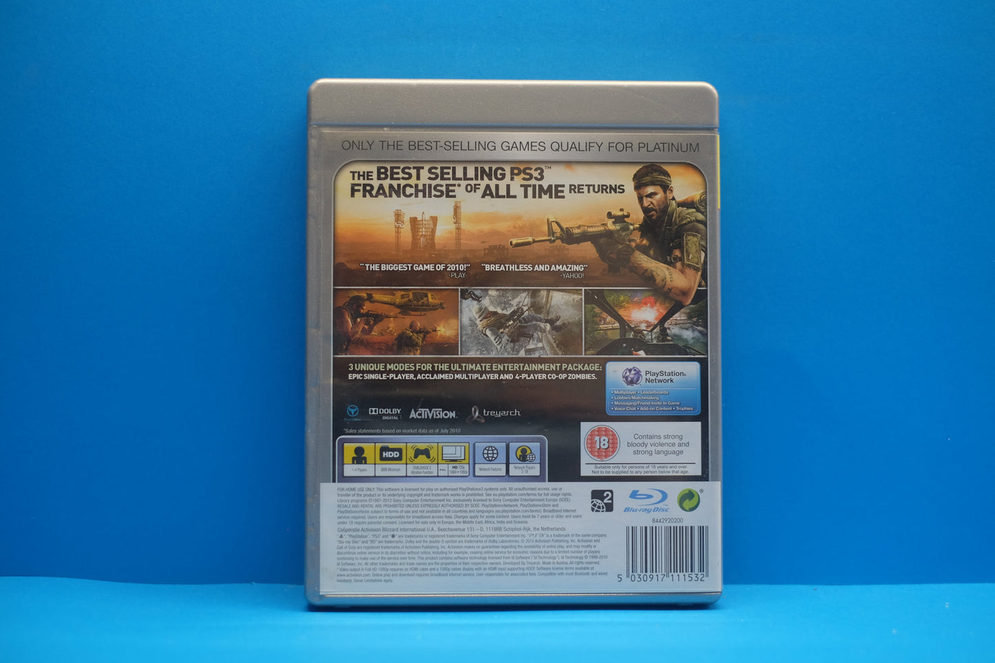 Call Of Duty Black Ops (Platinum) - Playstation 3 - Pre-Owned