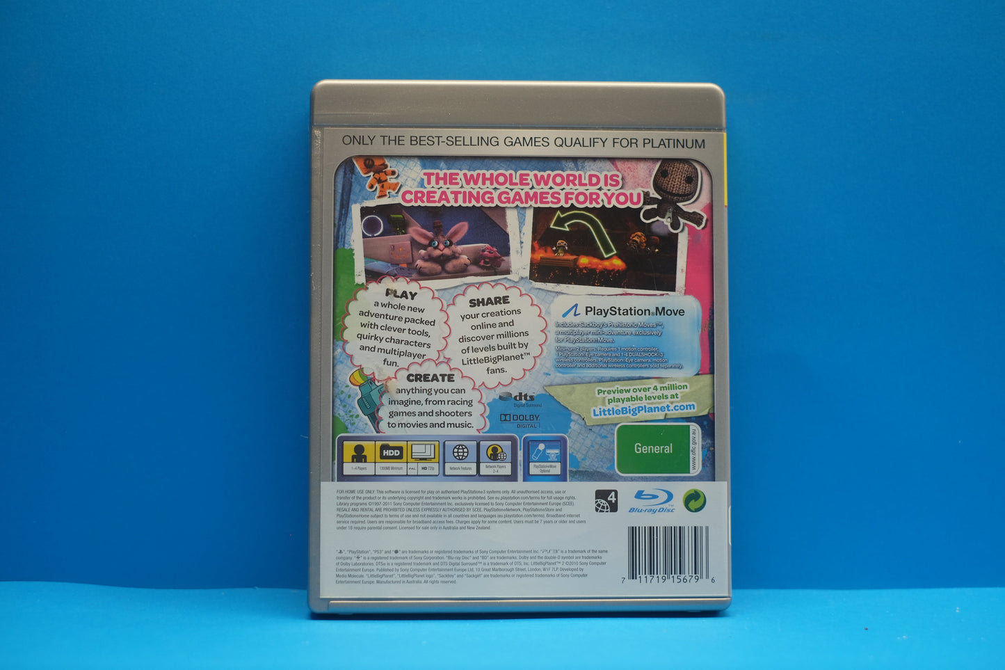 Little Big Planet 2 (Platinum) - Playstation 3 - Pre-Owned