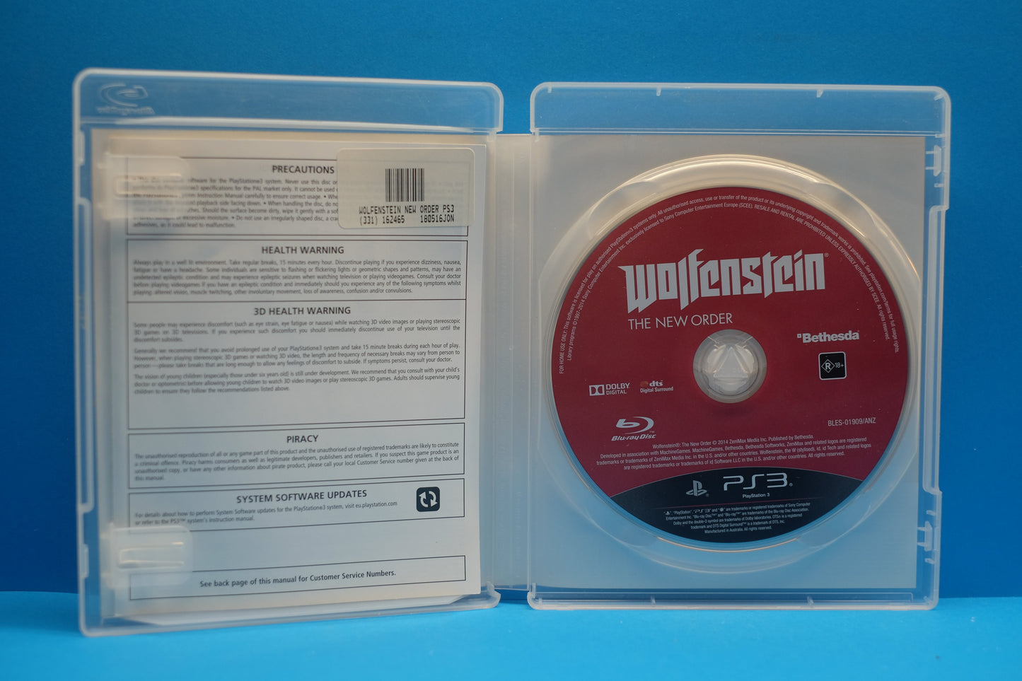 Wolfenstein The New Order - Playstation 3 - Pre-Owned