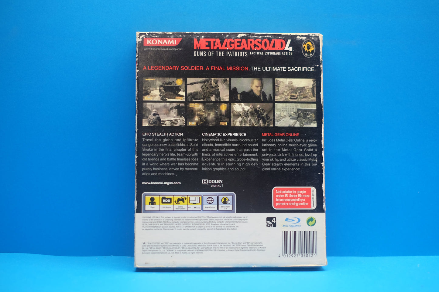 Metal Gear Solid 4 Guns Of The Patriots - Playstation 3 - Pre-Owned