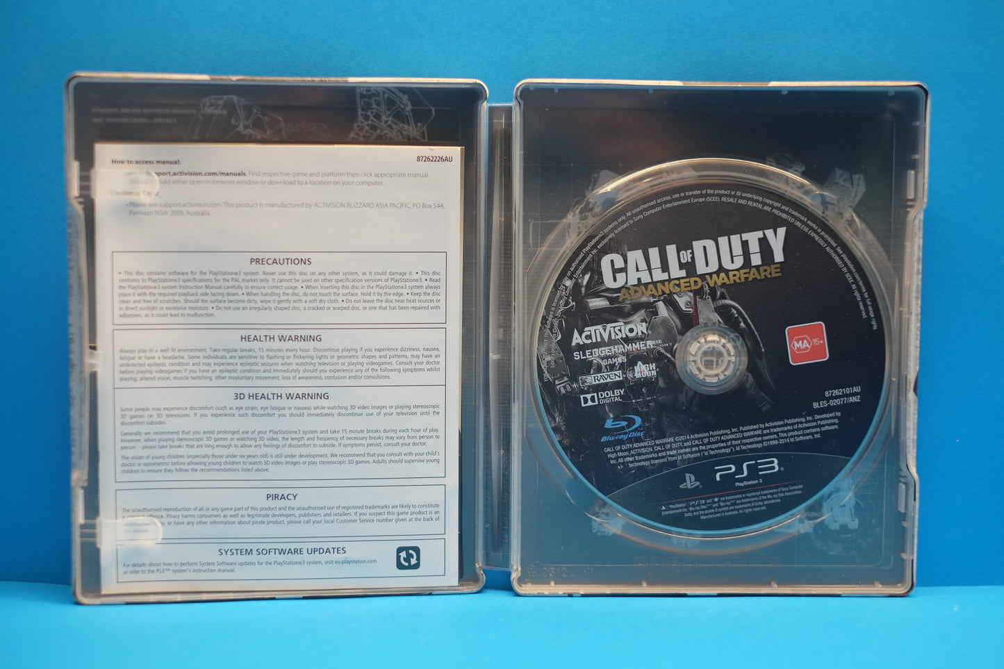 Call Of Duty Advance Warfare (Steel Book & Atlas Book) - Playstation 3 - Pre-Owned