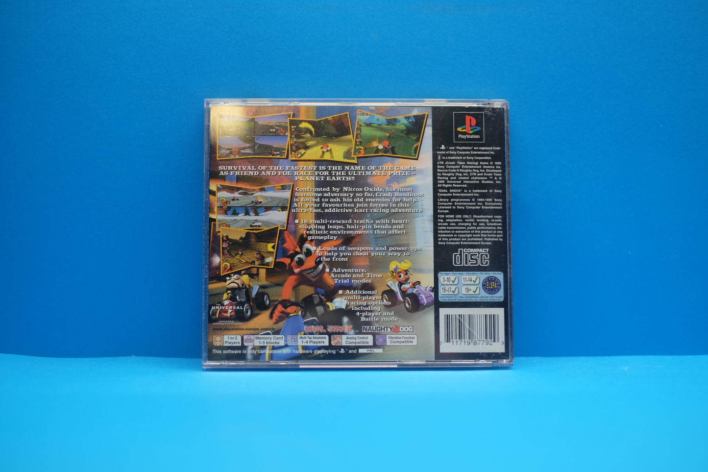 Crash Tag Team Racing - Playstation 1 - Pre-Owned