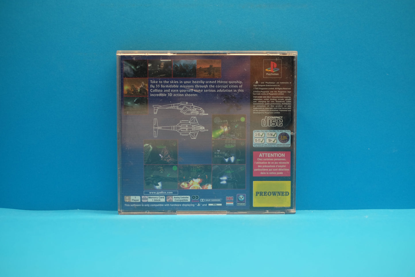 G-Police - Playstation 1 - Pre-Owned