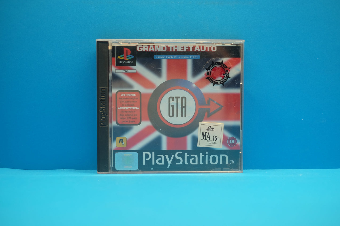 Grand Theft Auto Mission Pack #1 London 1969 *Complete W/ Manual & Map* Playstation 1 - Pre-Owned