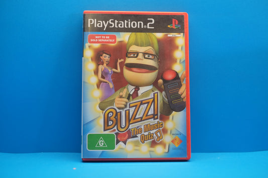 Buzz The Music Quiz *No Manual* - Playstation 2 - Pre-Owned